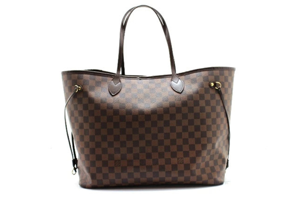 LOUIS VUITTON Neverfull Tote Bag Damier